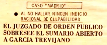 Aragon Express · Agt Sobreseimiento