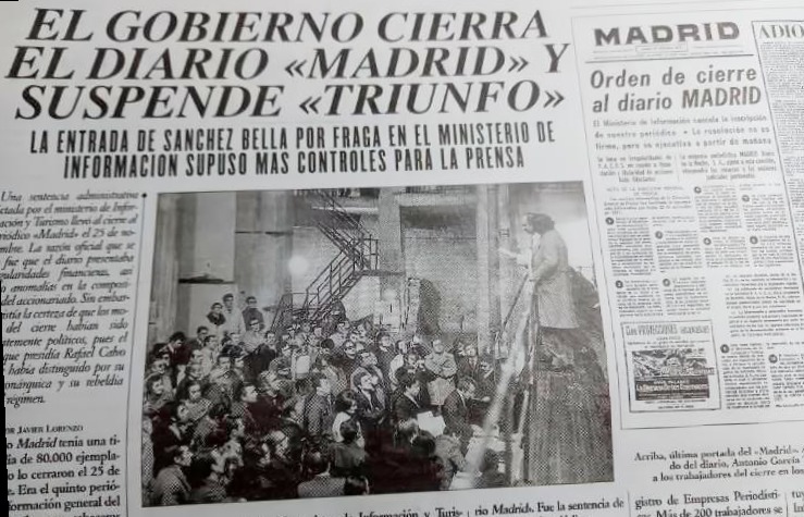 Orden de Cierre del Diario Madrid