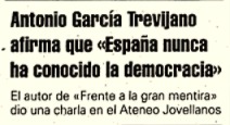 La Nueva España · Charla Agt en Elateneo Jovellanos