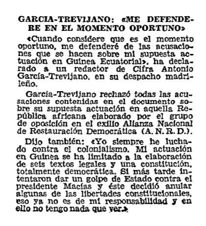 Abc · Guinea · Declaraciones
