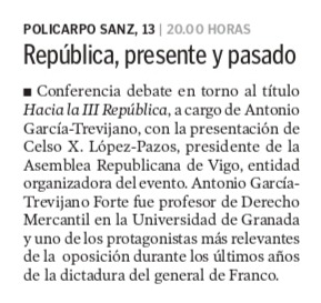 Lavozdgalicia · Republica · Conferencia Agt