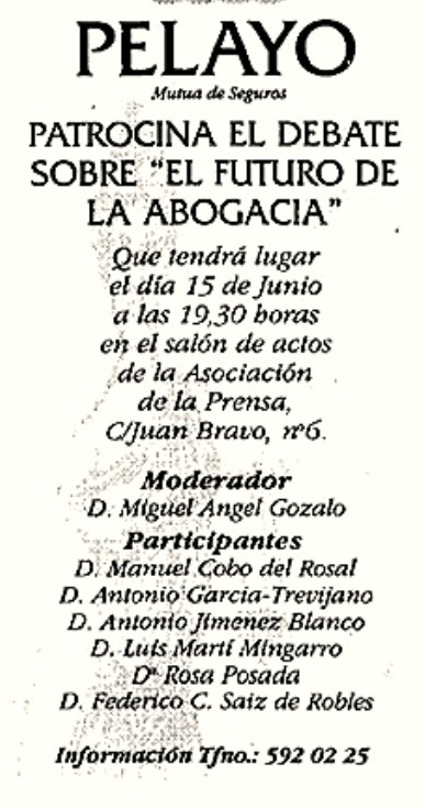 Abc · Anuncio Debate el Futuro de la Abogacia · Agt