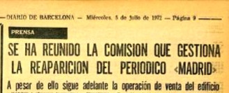 Diario de Barcelona · Madrid