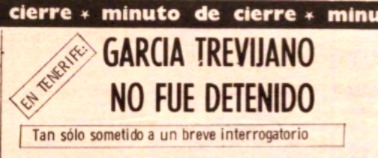 Aragon Press · Interrogatorio Tenerife