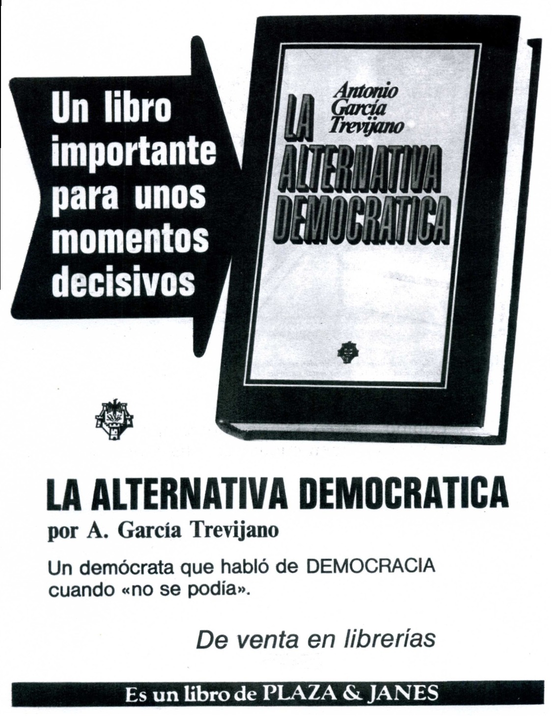 Interviu · La Alternatica Democratica · Anuncio