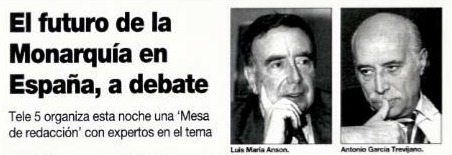 El Periodico · El Futuro de la Monarquia