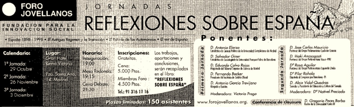 Abc · Anuncio Reflexiones Sobre España · Foro Jovellanos