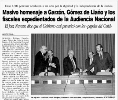 El Mundo · Masivo Acto por la Dignidad