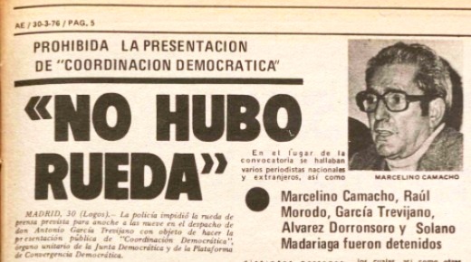 Aragon Express · Rueda de Prensa · Detenidos