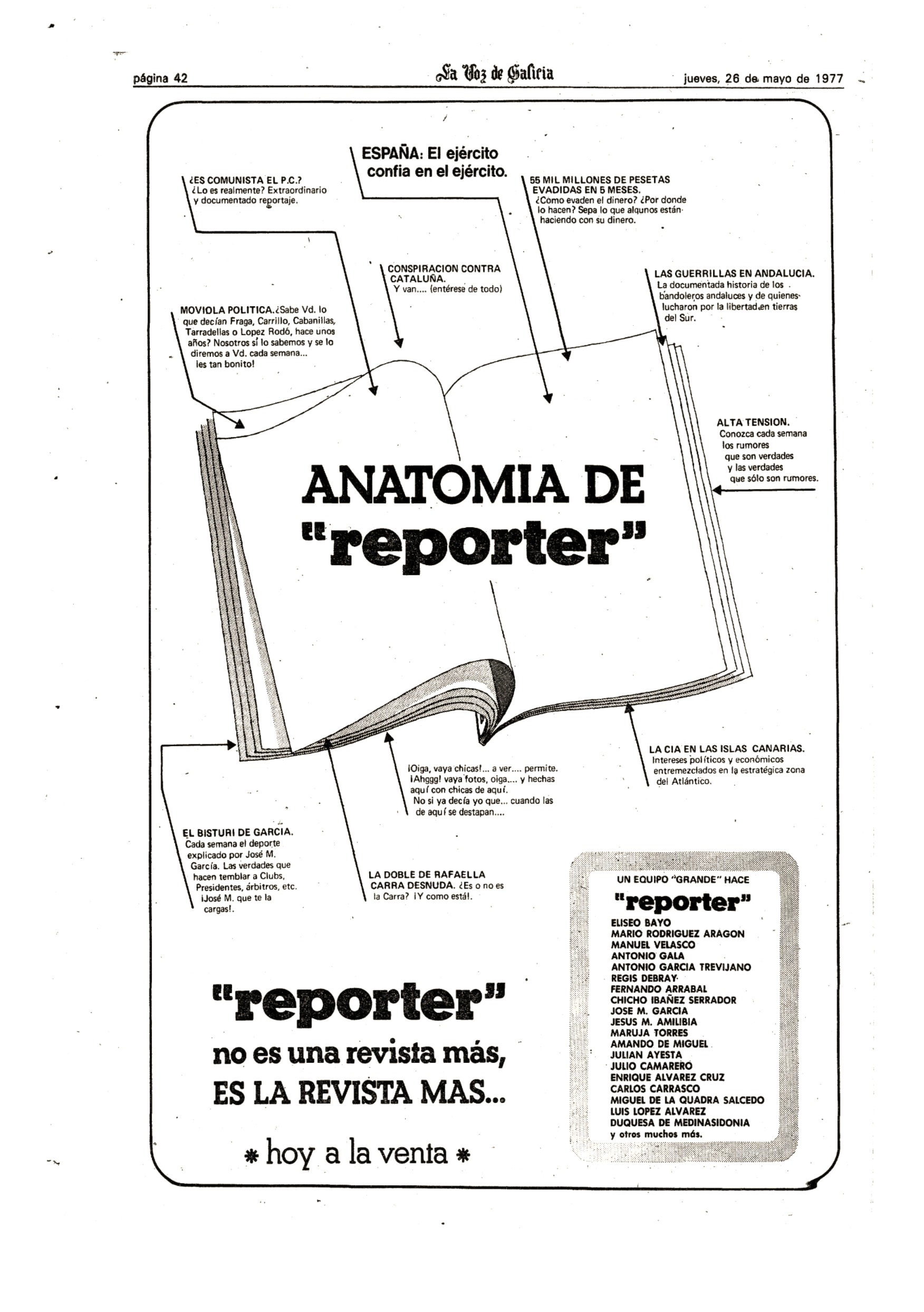 Lavozdegalicia · Anuncio Reporter