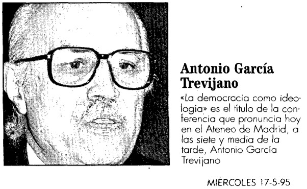 Abc · Foto Agt Conferencia Ateneo · La Democracia Como Ideologia