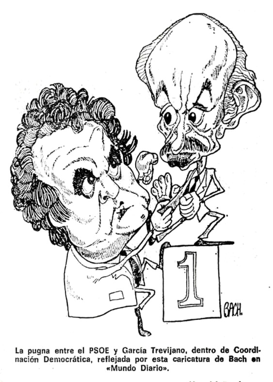 Hoja del Lunes · Caricatura Agt-mugica · Enfrentameintos