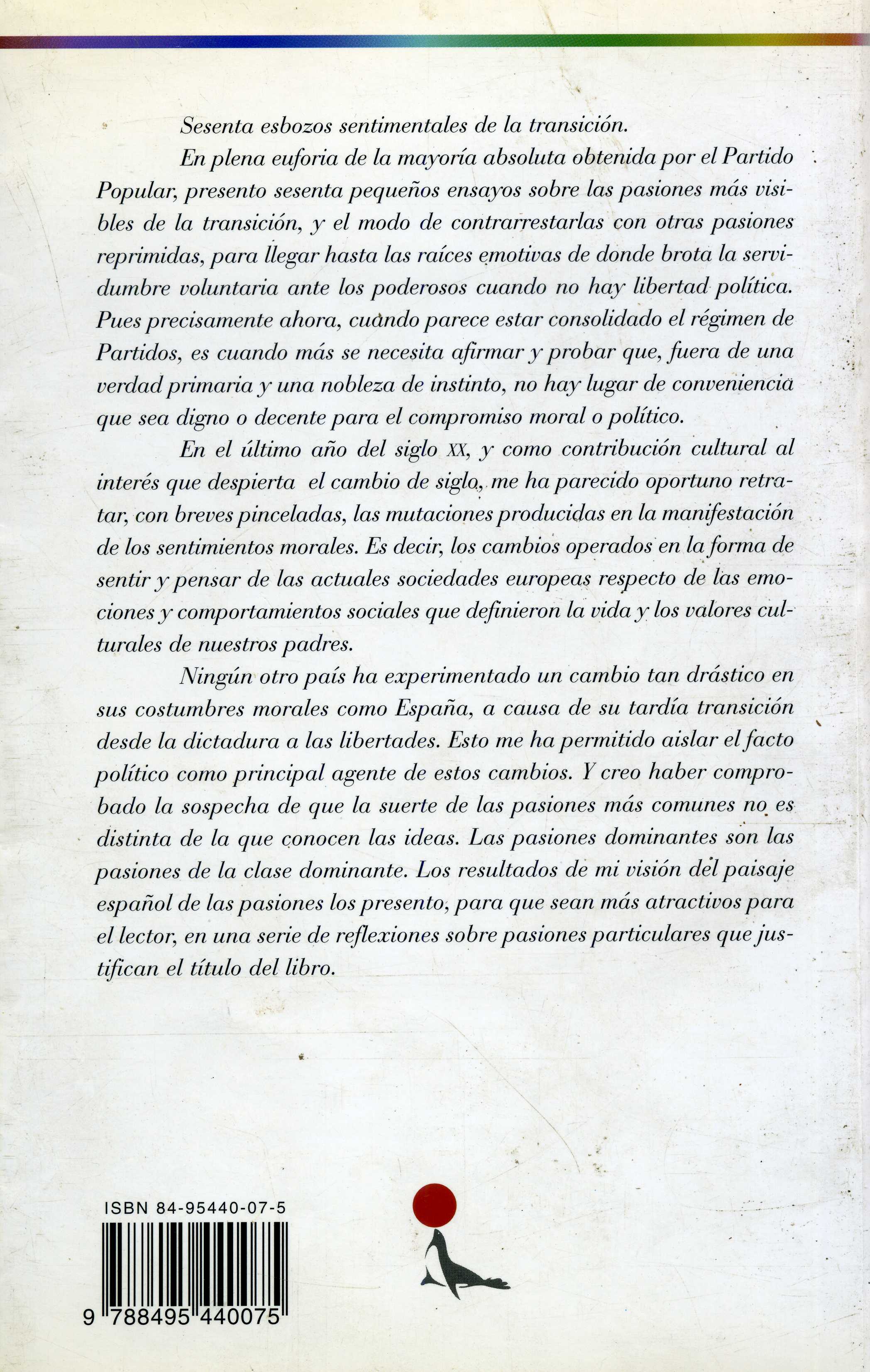 Libro · Pasiones de Servidumbre