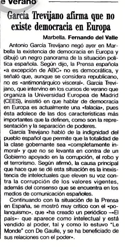 Abc · Agt Marbella · No Existe Democracia en Europa