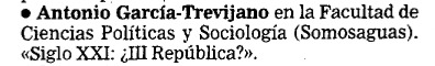 Abc · Conferencia Somosaguas · Siglo Xxi · Iii Republica