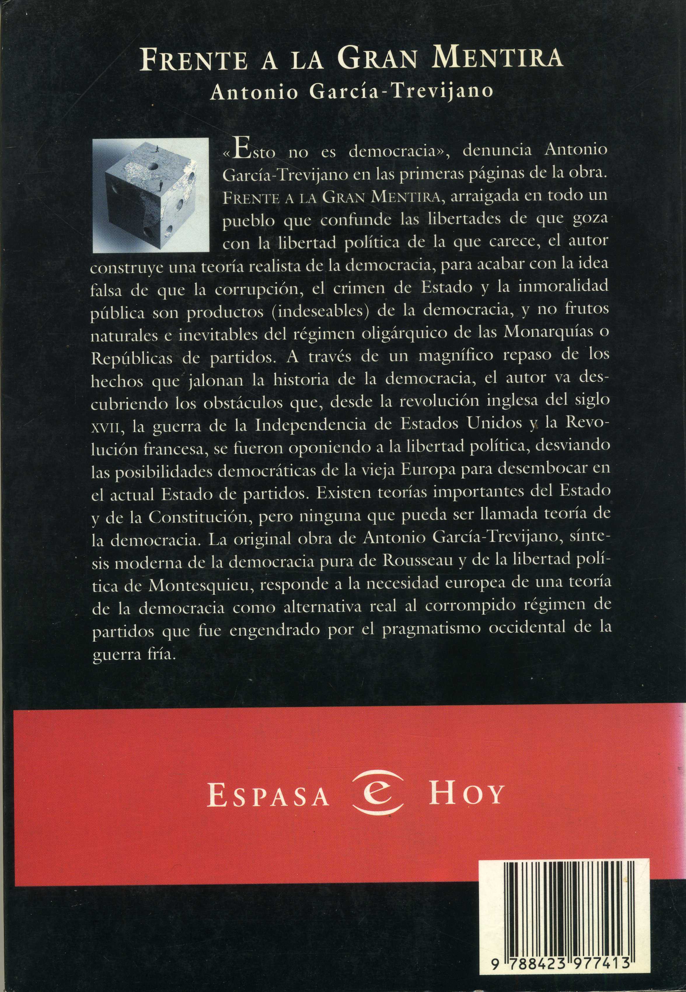 Libro · Frente a la Gran Mentira