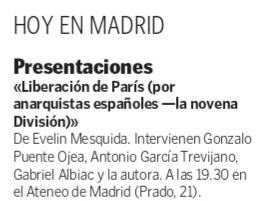 Abc · Presentacion Liberacion Paris por Españoles