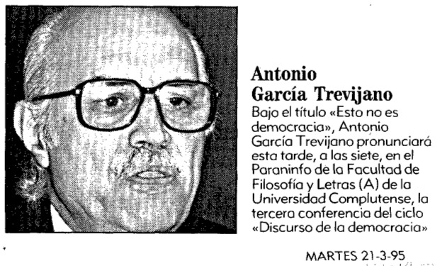 Abc · Foto Agt · Esto No Es Democracia · Conferencia