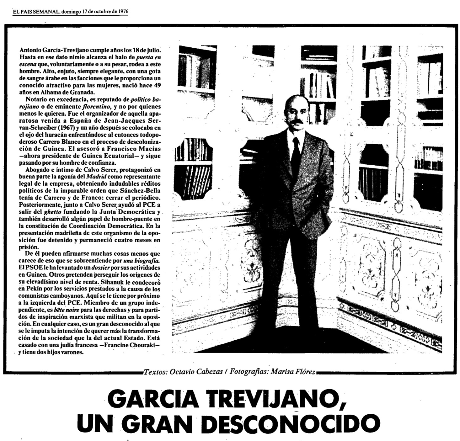 El Pais Semanal · Agt un Gran Desconocido