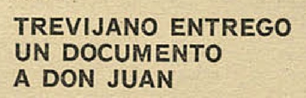 Diario de Barcelona · Agt Entrego Documento a Don Juan