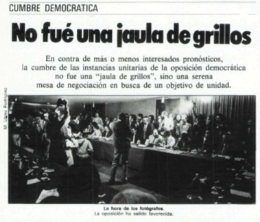 Cuadernos Para el Dialogo 176 · Cumbre Democratica