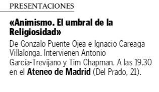 Abc · Anuncio Presentacion Ateneo Animismo