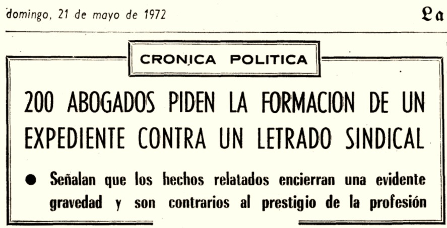 Lavozdgalicia · Junta Colegio Abogados Madrid